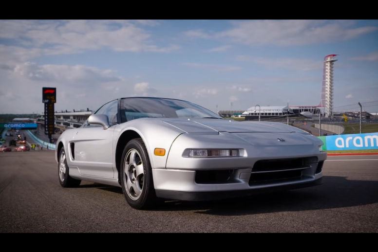 Pierre Gasly teste la Honda NSX sur le circuit d'Austin