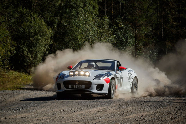 One-off Jaguar F-Type Cabriolet Rally Car