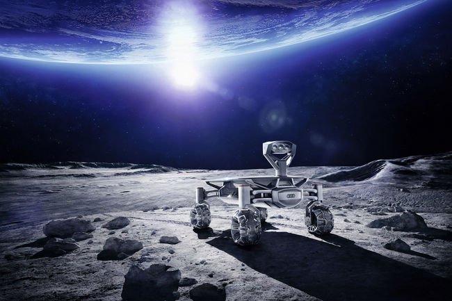 L'Audi lunar quattro prêt à rouler sur la lune