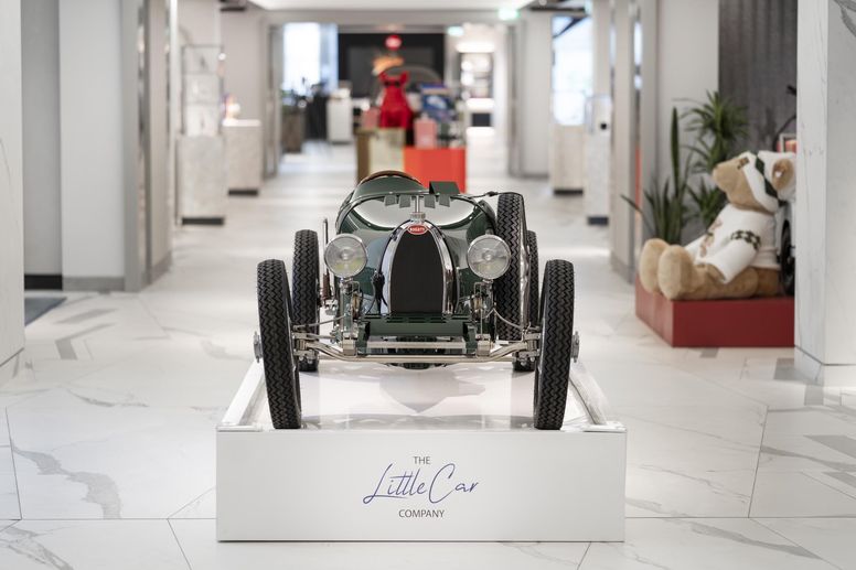 La Bugatti Baby II s'expose chez Harrods