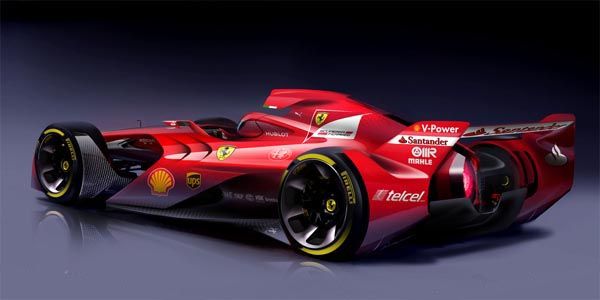 La F1 du futur vue par Ferrari