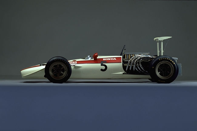 La Honda RA301 en piste à Goodwood