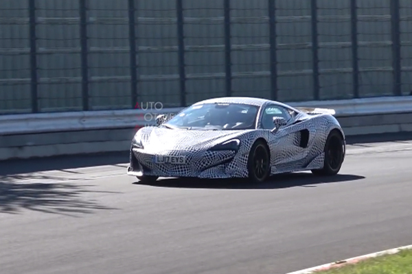 La McLaren 600LT aperçue sur le Nürburgring