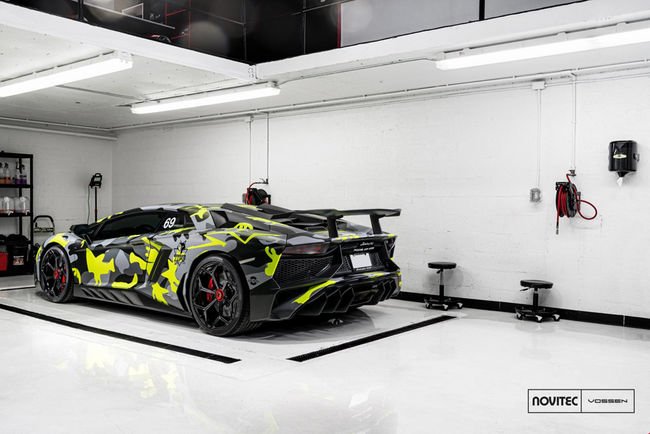 Lamborghini Aventador SV Novitec Camouflage Bull 