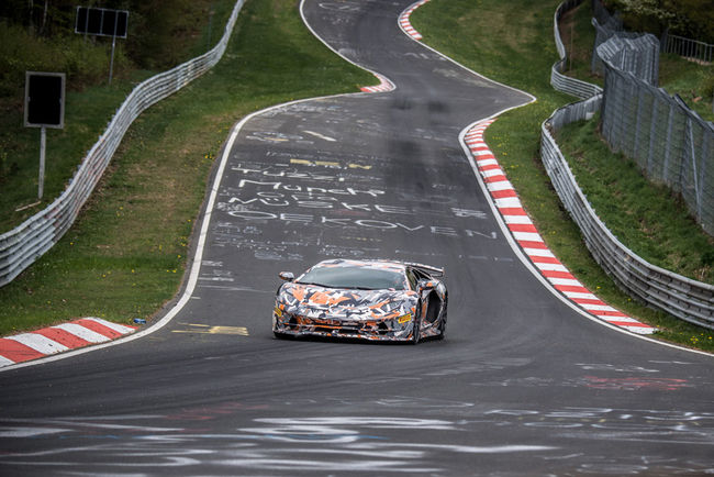 Lamborghini Aventador SVJ : record sur le Ring