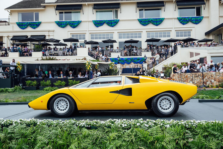 Les 50 ans de la Countach célébrés à Pebble Beach