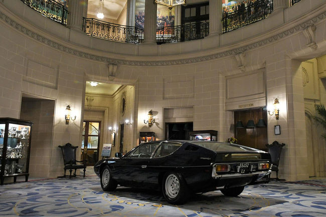 Une Lamborghini Espada en visite à Londres