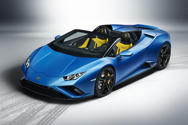 La Lamborghini Huracan Evo RWD Spyder fait l'objet d'un timbre