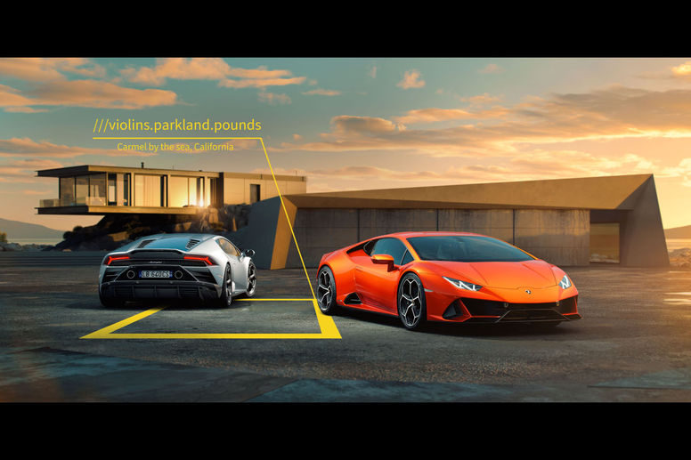 Lamborghini adopte le système de navigation what3words pour sa Huracan