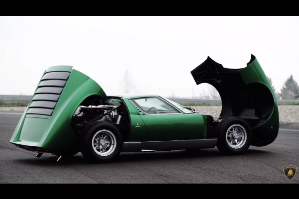 Lamborghini Miura P400 SV restaurée : la vidéo