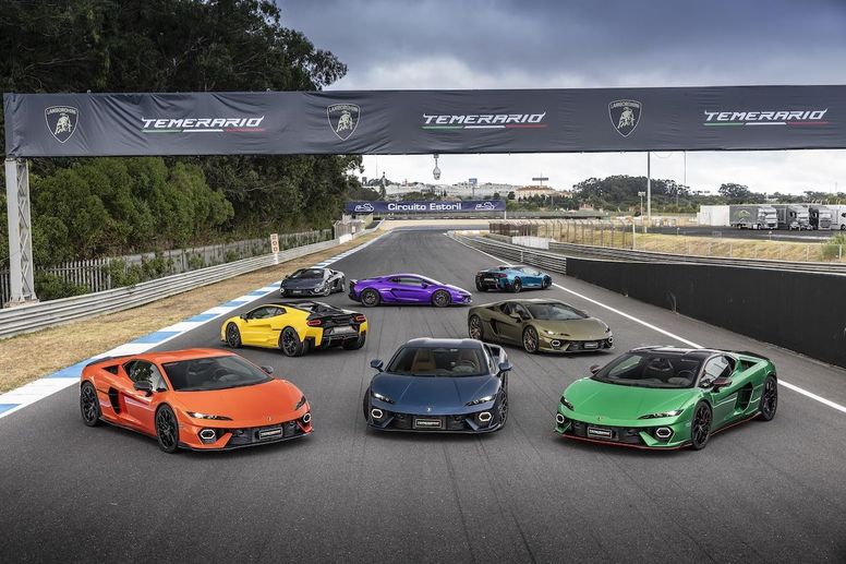 La Lamborghini Temerario entre en piste à Estoril