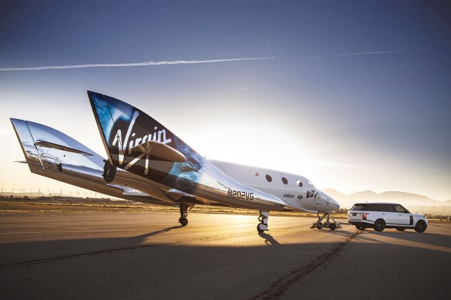 Virgin Galactic et Land Rover présentent le VSS Unity