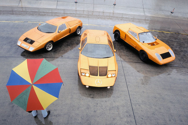 Le concept Mercedes-Benz C 111-II fête son 50ème anniversaire