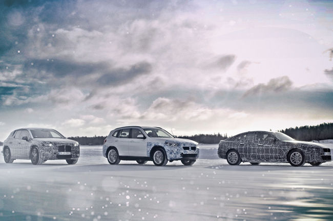 Essais grand froid pour les BMW iNEXT, i4 et iX3