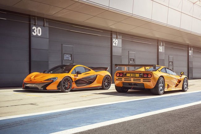 Les McLaren F1 GTR et P1 XP réunies à Silverstone