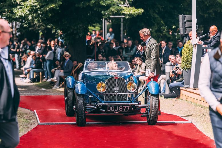 Les roadsters Bugatti présents à la Villa d'Este