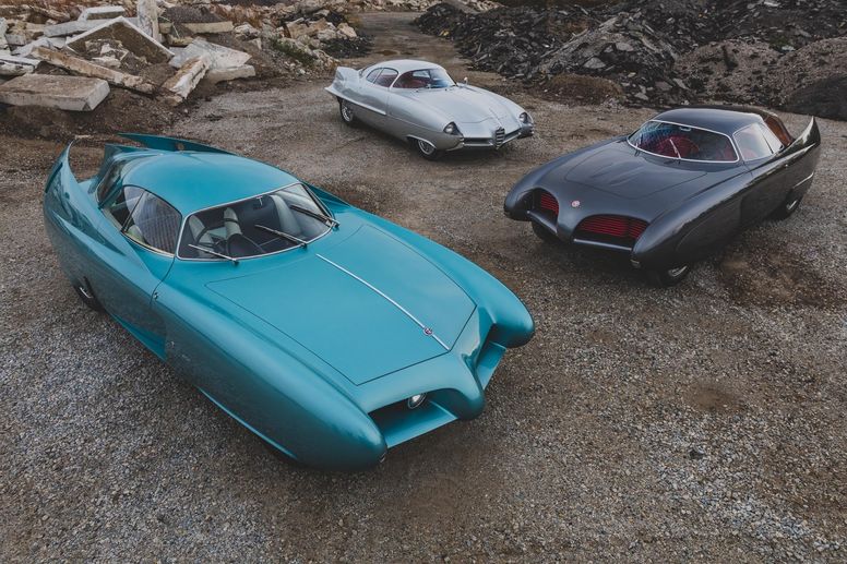 Les trois concepts Alfa Romeo B.A.T. aux enchères RM Sotheby's