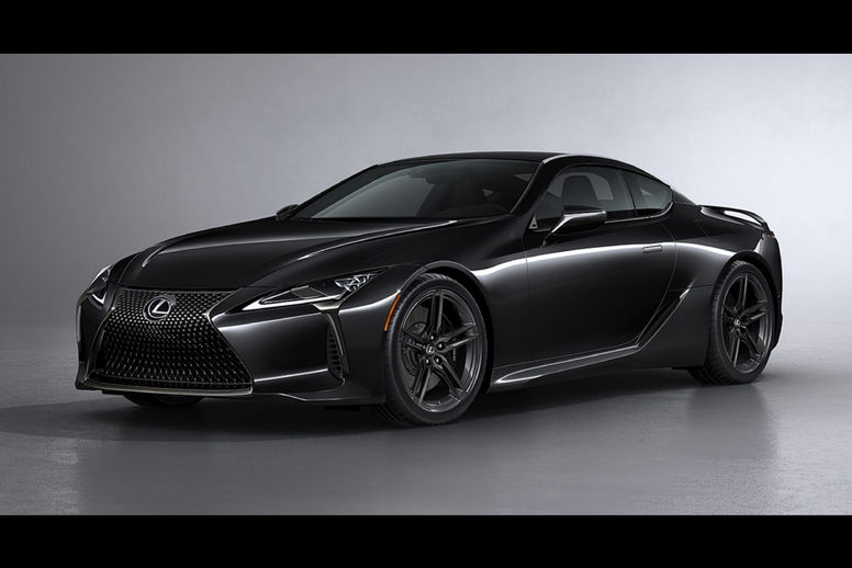 Un coupé Lexus LC Black Inspiration pour la Grande-Bretagne