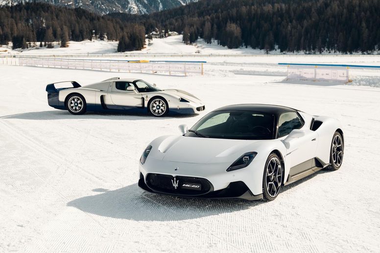 Maserati se distingue au Concours d'Élégance de l'ICE St Moritz