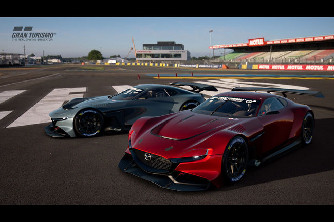 Le concept Mazda RX-Vision GT3 arrive dans GT Sport