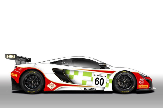 Une McLaren 650S GT3 spéciale à Spa