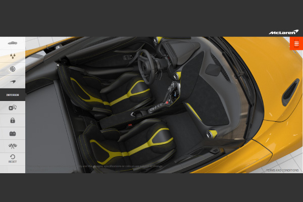 McLaren 720S : le configurateur