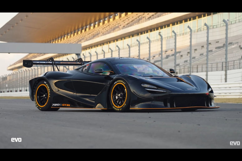 En piste avec l'exclusive McLaren 720S GT3X