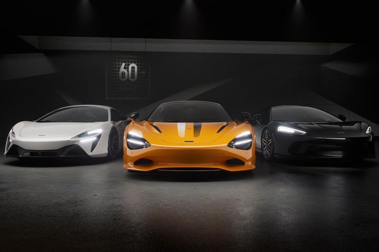 McLaren propose de nouvelles finitions spéciales pour son 60ème anniversaire