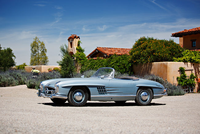 Gooding : deux Mercedes 300 SL à Pebble Beach