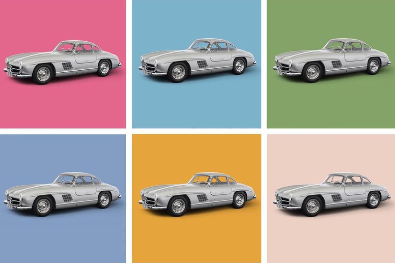 La « Warhol 300 SL » proposée aux enchères par RM Sotheby's