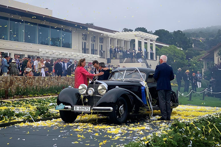 Une Mercedes-Benz 540K Autobahn Kurier primée à Pebble Beach