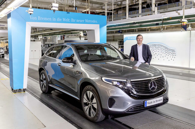 Mercedes-Benz EQC : production lancée