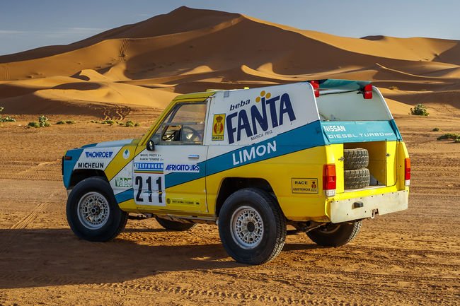 Un Nissan Patrol du Rallye Dakar 1987 restauré