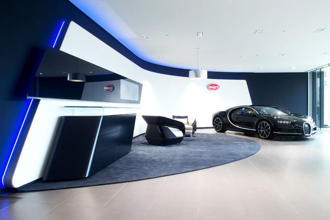 Nouveau showroom Bugatti à Bruxelles