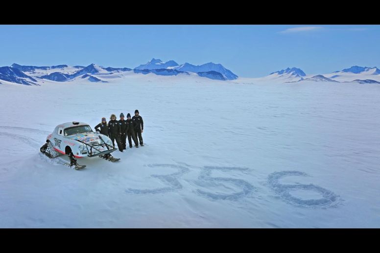 Renee Brinkerhoff et sa Porsche 356A ont conquis l'Antarctique