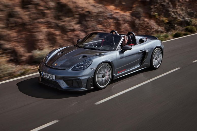 Une cavalerie de 500 ch pour le nouveau Porsche 718 Spyder RS