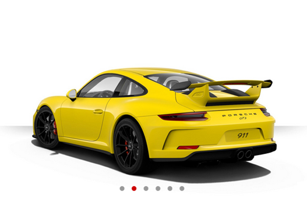 Configurez votre Porsche 911 GT3