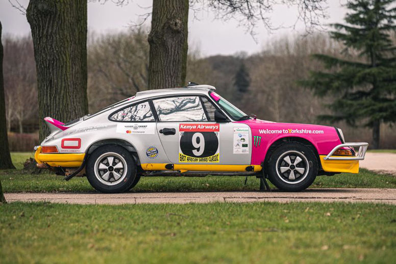 Une Porsche 911 lauréate du Safari Rally aux enchères