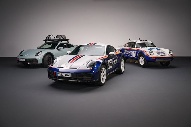 480 ch pour l'édition limitée Porsche 911 Dakar