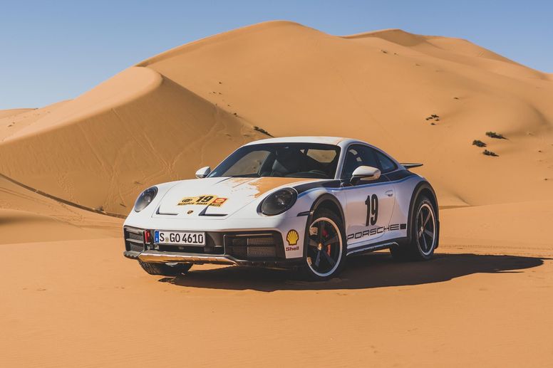 Trois nouvelles finitions pour la Porsche 911 Dakar