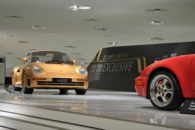 Une 959 spéciale au Porsche Museum