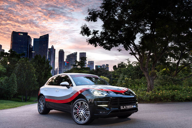 Livrée Racing pour le Porsche Macan Turbo