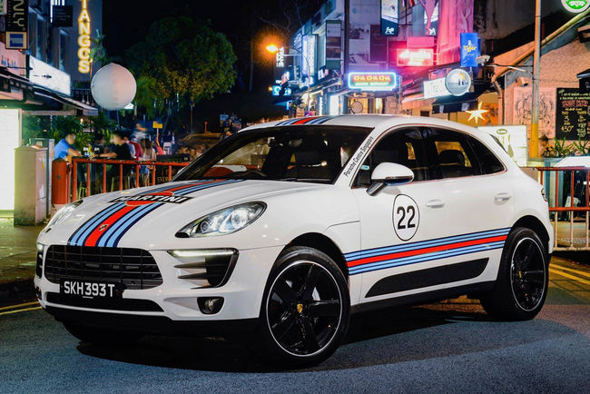 Livrées de légende pour le Porsche Macan