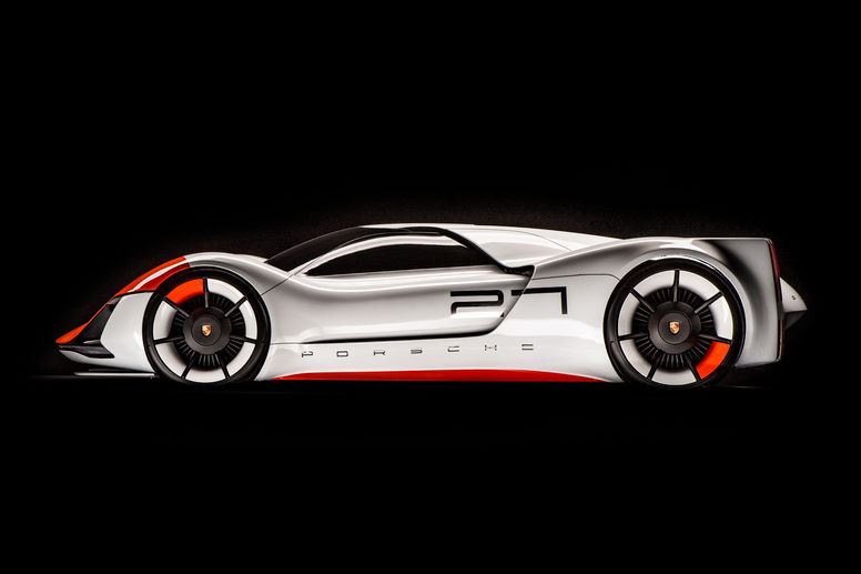 Porsche Unseen : concepts 917 Living Legend, 906 Living Legend, Vision 918 RS, Vision 920 et Vision E