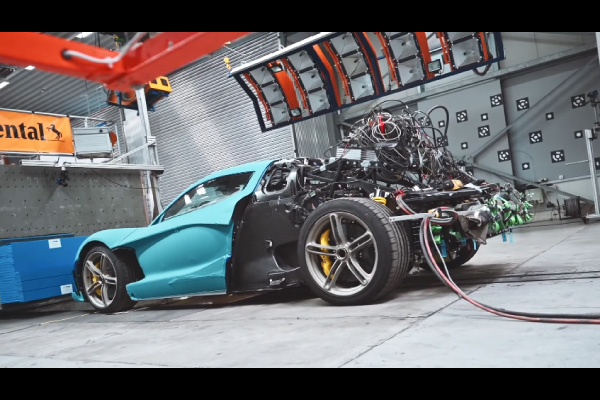 Retour aux crash-tests pour la Rimac C-Two 