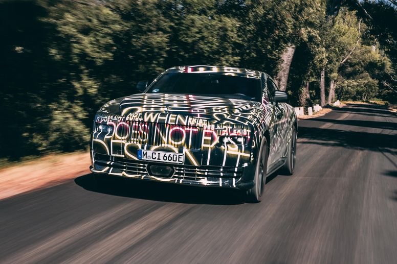 La Rolls-Royce Spectre en essais dans le sud de la France