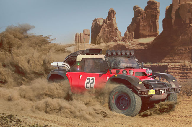 Le SCG Boot au départ de la Baja 1000