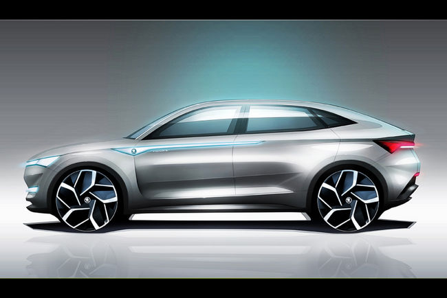 Concept Vision E : le SUV électrique par Skoda