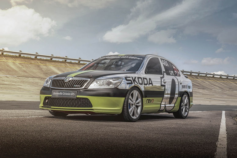 Skoda célèbre le 10ème anniversaire de son record de Bonneville