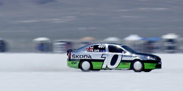 Record de vitesse pour une Skoda Octavia 